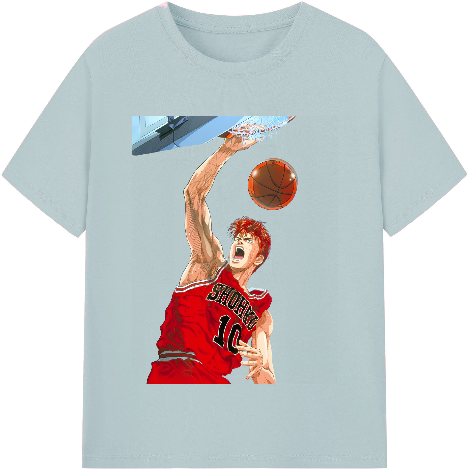 （画像用） SLAM DUNK／スラムダンク 綿100％半袖Tシャツ（フロントプリント）